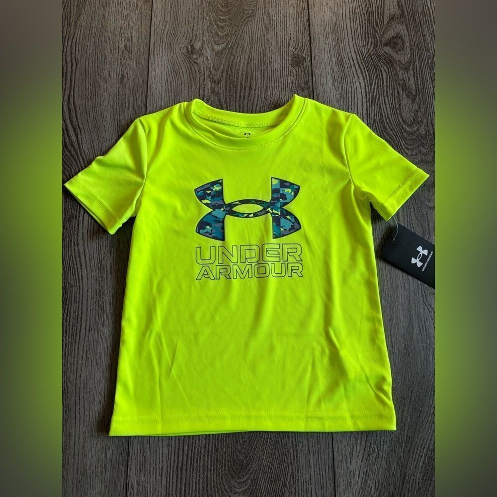 Under Armour Kids Neon Green T-Shirt
